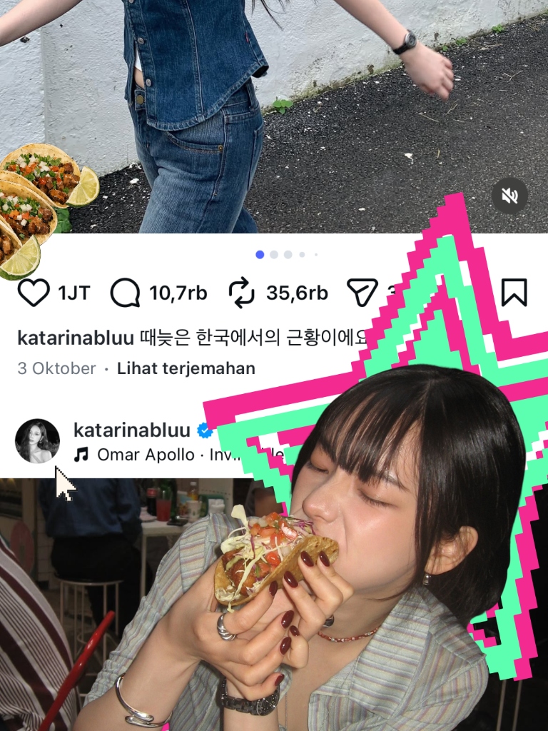Karina - Late Korean Update (Y2K Instagram Post)