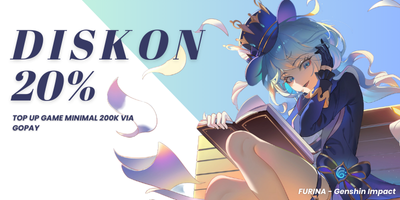 Genshin Impact - Furina Top-Up Gopay Discount Banner