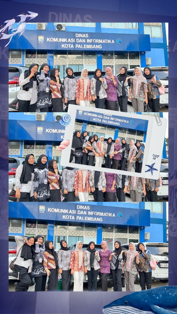 Diskominfo Palembang - Internship Team Ocean Aesthetic Collage